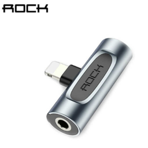 Adaptador Lightning para (3.5mm + Lightning) da Rock