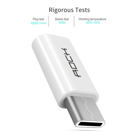 Adaptador MICRO p/ TIPO-C da ROCK - Imagem 2