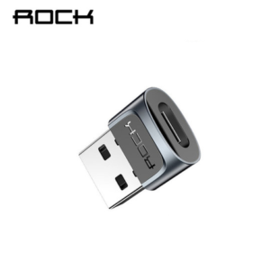 Adaptador Rock Type-C para USB-AM - Cinza Espacial
